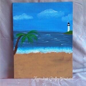 Coastal Lighthouse Canvas Art by